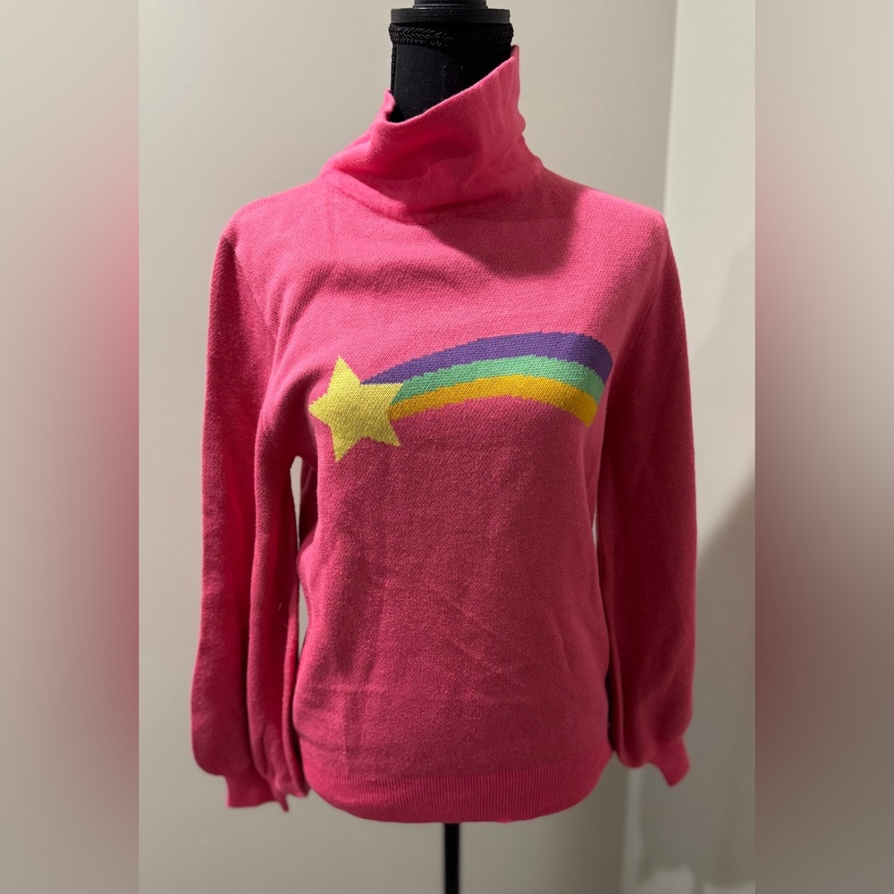 Rainbow‎ Womens XS Sweater y2k nostalgia retro  vibrant color pop cheerful vibes